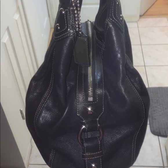 Black leather Coach purse - Picture 9 of 9